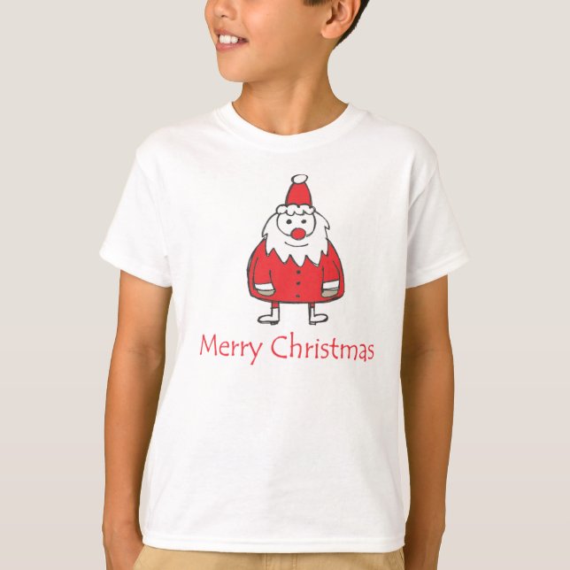 Camiseta Feliz Natal do papai noel (Frente)