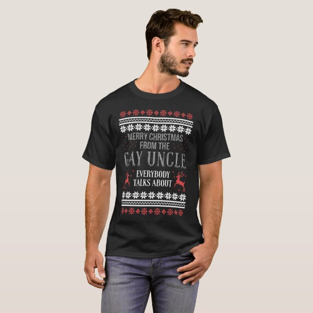 Camiseta Feliz Natal do tio alegre Todos T-shirt (Frente Completa)