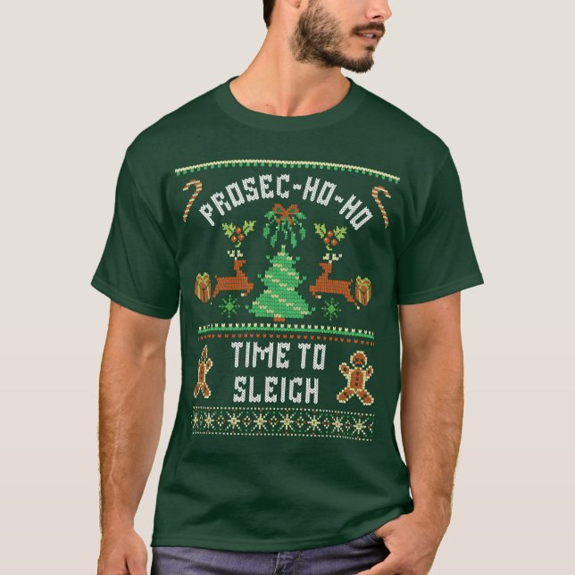 Camiseta Feliz Natal, doce, hora de dormir (Frente)