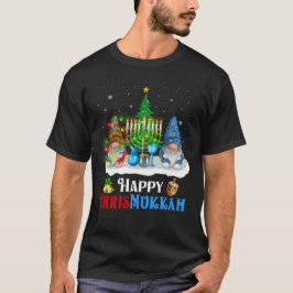 Camiseta Feliz Natal dos Gnomos Chrismukkah e Chrismukkah