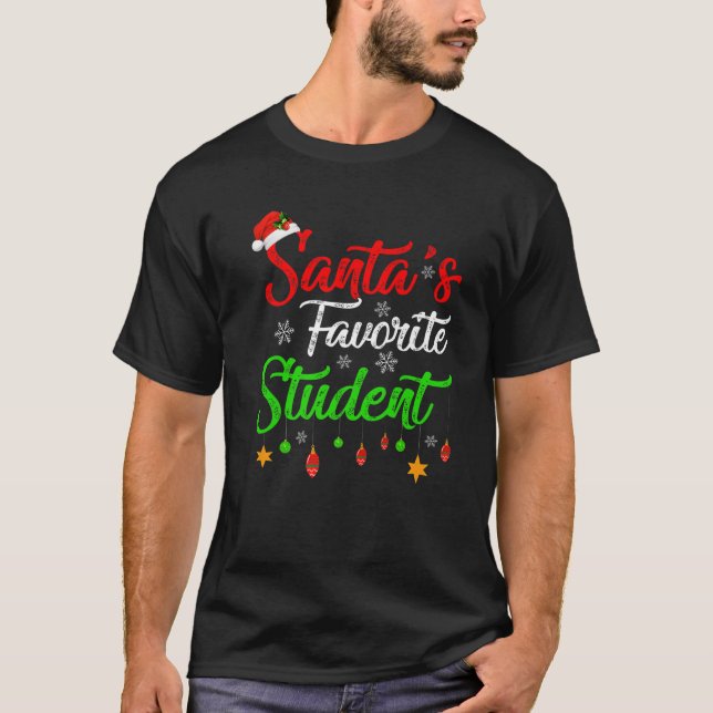 Camiseta Feliz Natal dos Papais noeis do Natal favoritos (Frente)