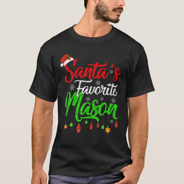 Camiseta Feliz Natal Dos Papais noeis Do Xmas (Frente)