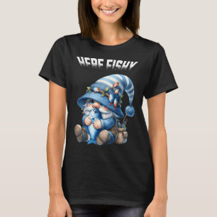 Camiseta Feliz Natal dos Peixes Piada de Natal de Pesca