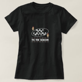 Camiseta Feliz Natal É a Design da Estação Festiva