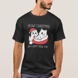 Camiseta Feliz Natal E Feliz Ano De Meia