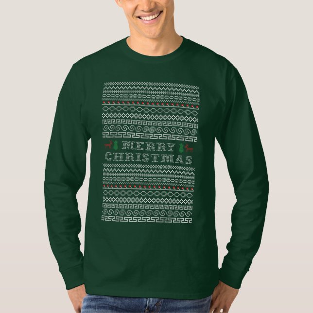 Camiseta Feliz Natal e Feliz ano novo! (Frente)