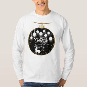 Camiseta Feliz Natal e Feliz ano novo: Desejos de Férias