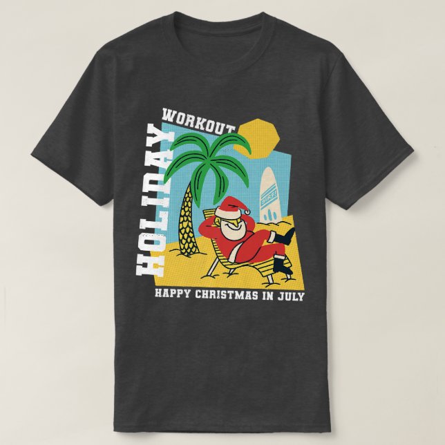 Camiseta Feliz Natal em julho (Frente do Design)