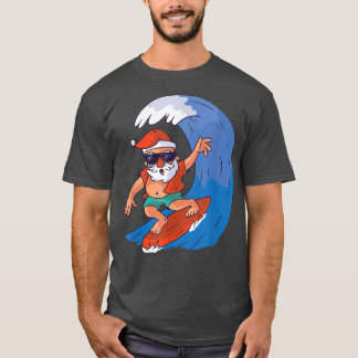 Camiseta Feliz Natal Em Julho Papais noeis Praia Óculos De 