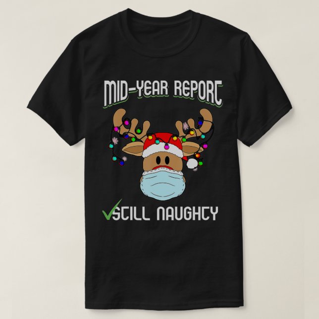 Camiseta Feliz Natal Em Julho Relatório De Ano De Médio Ain (Frente do Design)