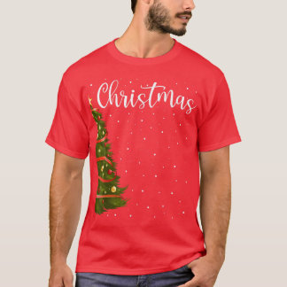 Camiseta Feliz Natal Engraçado Casais de Árvore de Natal Co