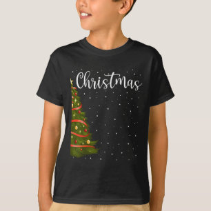 Camiseta Feliz Natal Engraçado Casais de Árvore de Natal Co