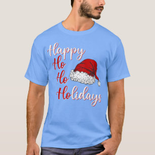 Camiseta Feliz Natal Engraçado Ho Holidays Vintage Holanda