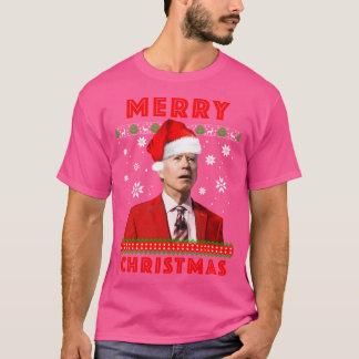 Camiseta Feliz Natal Engraçado Joe Biden