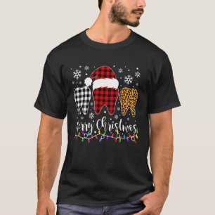 Camiseta Feliz Natal Engraçado Natal Dental