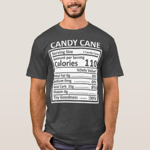 Camiseta Feliz Natal Engraçado Nutrição de Canas