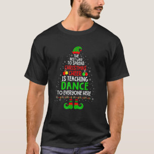 Camiseta Feliz Natal Está Ensinando Papais noeis De Dança E