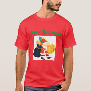 Camiseta Feliz Natal Estampa Elegante Bonito Legal