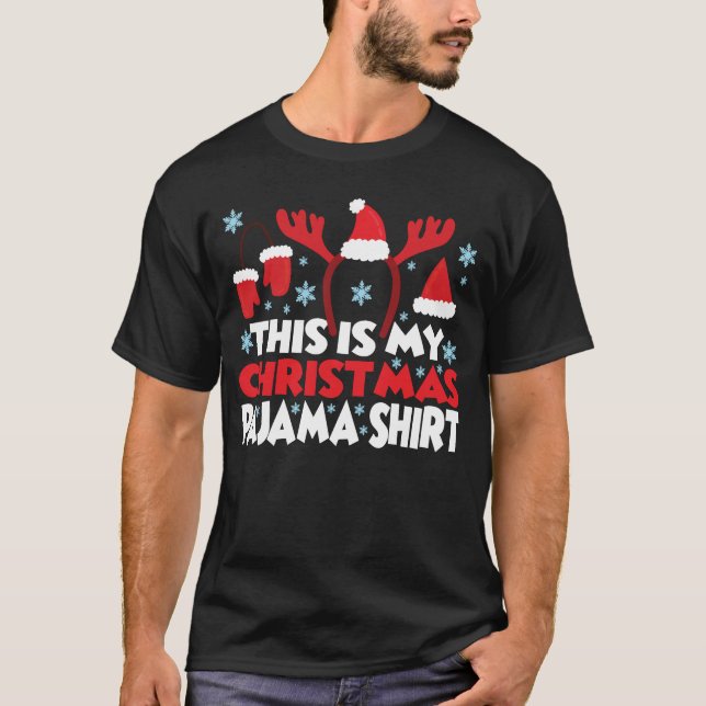 Camiseta Feliz Natal - Este É O Meu Papai noel De Natal (Frente)