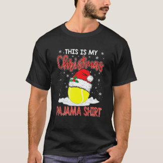 Camiseta Feliz Natal Este É O Meu Tênis de Natal Do Pajama