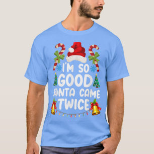 Camiseta Feliz Natal Eu Tão Bons Papais noeis Viram Duas Ve