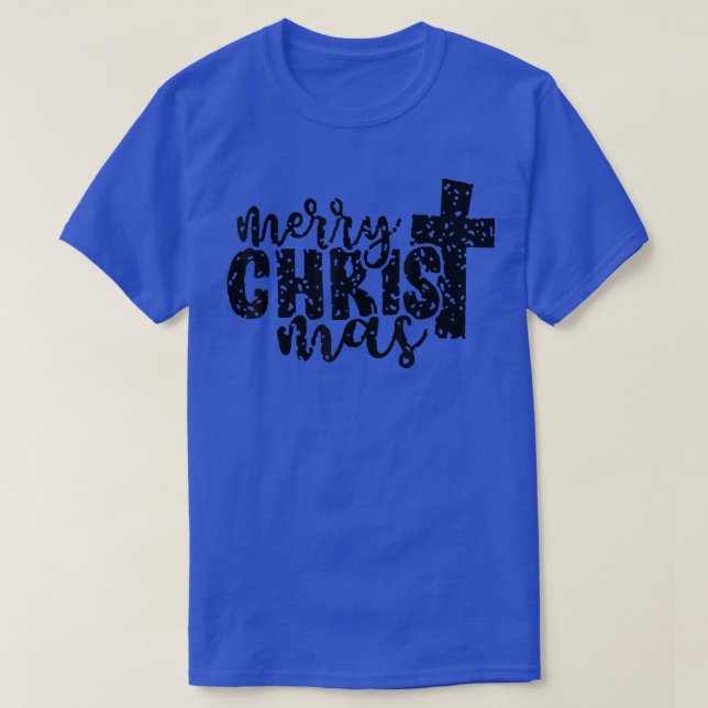 Camiseta Feliz Natal - Família da Cruz Cristã (Frente do Design)