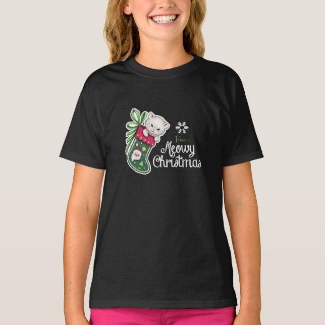 Camiseta Feliz Natal Feliz Reindeer T-Shirt (Frente)