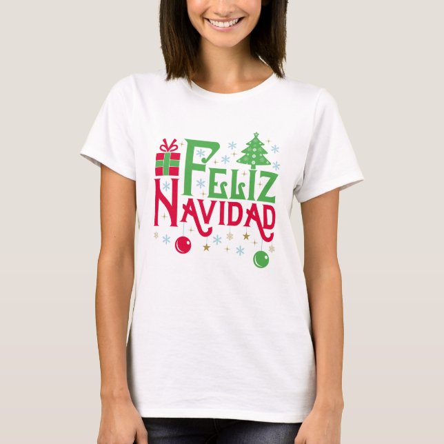 Camiseta Feliz Natal Feliz Yule (Frente)