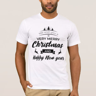 Camiseta Feliz Natal Feriado Oferece Feliz Natal
