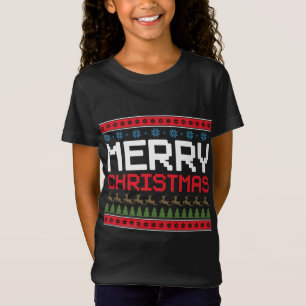 Camiseta Feliz Natal Festival Anual Desortações Luzes