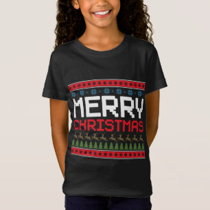 Camiseta Feliz Natal Festival Anual Desortações Luzes