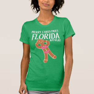Camiseta Feliz Natal FLORIDA STYLE Gingerpão Bikini