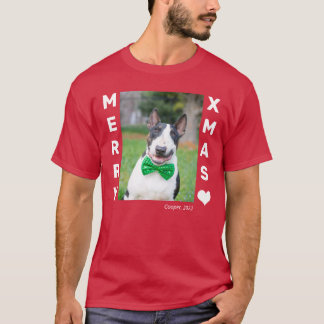 Camiseta Feliz Natal - Foto de Cachorro