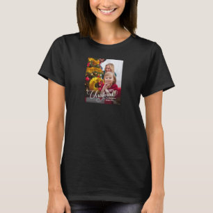 Camiseta Feliz Natal Foto Personalizada Simples