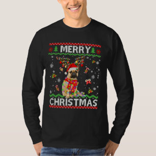 Camiseta Feliz Natal Francês Bulldog Xmas 99
