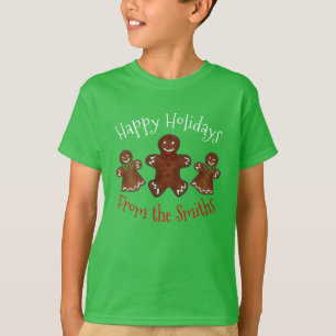 Camiseta Feliz Natal Gingercake Homem Cookies