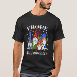 Camiseta Feliz Natal Gnomo Alemão Decoração de Natal