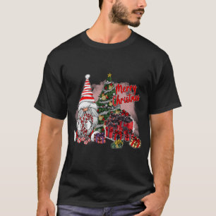 Camiseta Feliz Natal Gnomo Dots T-Shirt