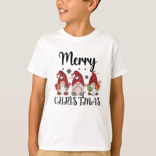 Camiseta Feliz Natal Gnomos de Natal