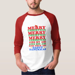Camiseta Feliz Natal Hanukkah