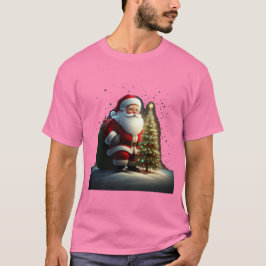 Camiseta "Feliz Natal: Ícones Festivos Design de Moda"