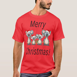 Camiseta Feliz Natal Koala White