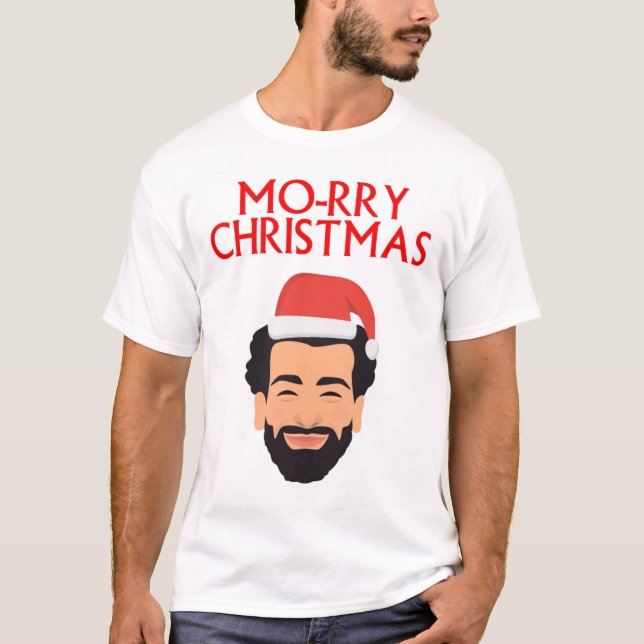 Camiseta Feliz Natal Liverpool FC Mo Salah644png644 (Frente)