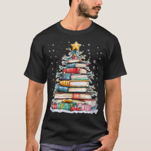 Camiseta Feliz Natal Livros Xmas - Professora de Biblioteca