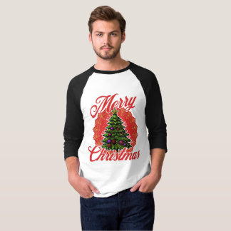 Camiseta Feliz Natal Longa Folga