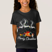 Feliz Natal Luzes Xmas Pajama Skunk Animais L