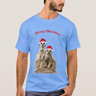 Camiseta Feliz Natal Meerkats