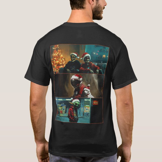 Camiseta Feliz Natal (Modelo II) (Verso)