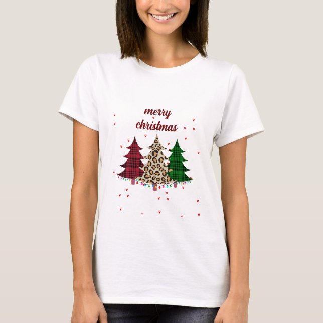 Camiseta Feliz Natal Moderno e Elegante (Frente)
