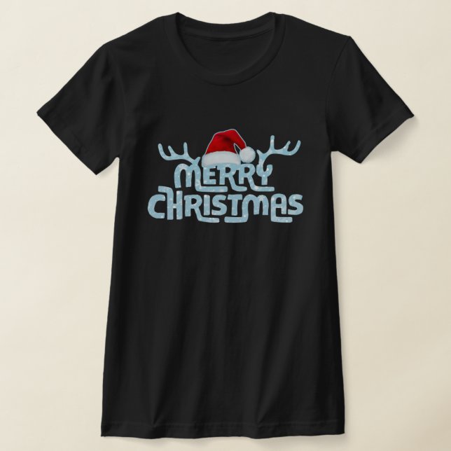 Camiseta Feliz Natal Moderno Trendy Família Correspondente  (Postura )